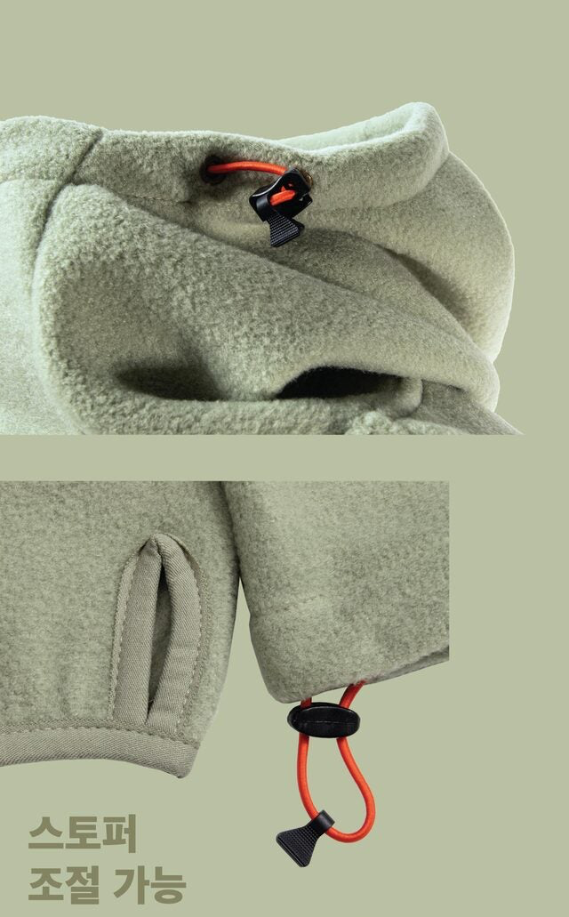 FLEENCE HOODIE [Light Khaki]