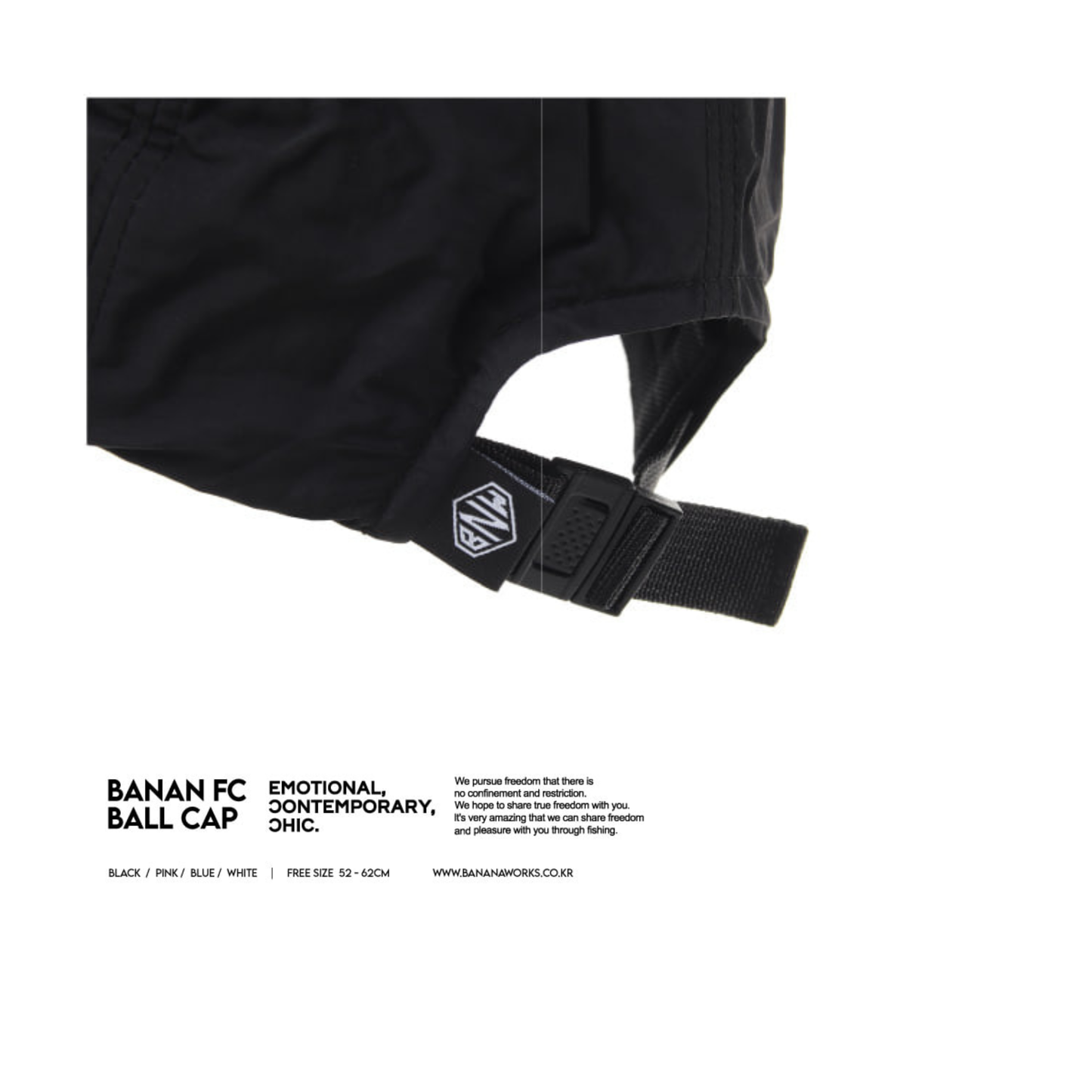 BNBT FISHING CLUB CAP - [Black]