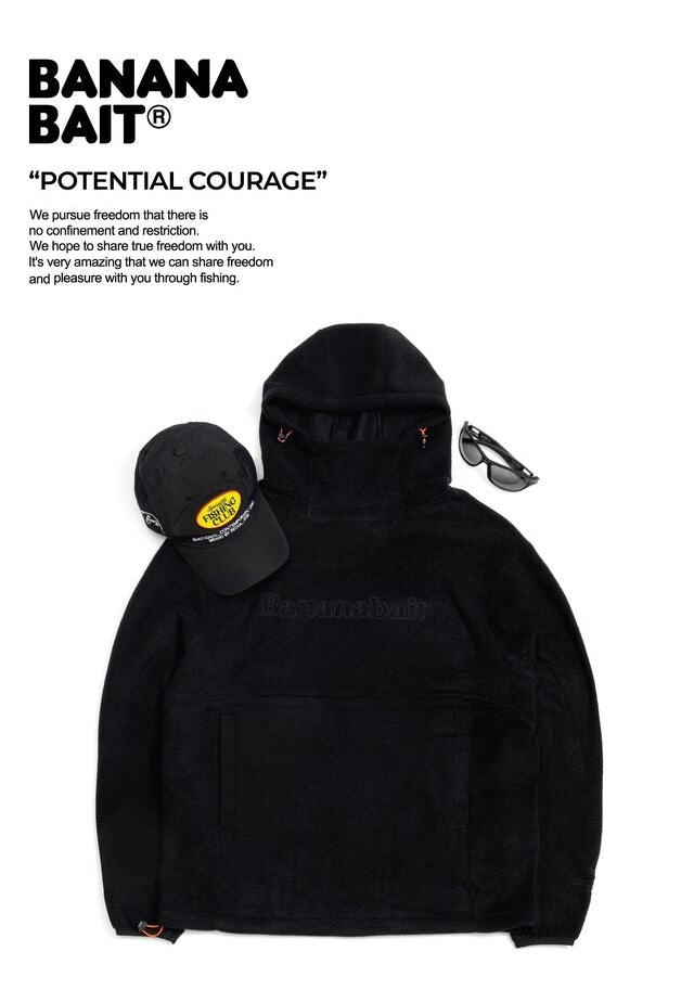FLEENCE HOODIE [Black]