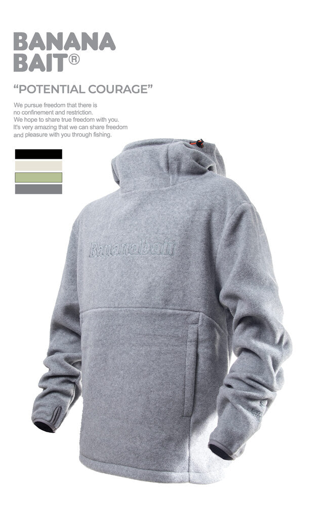 FLEENCE HOODIE [Gray]