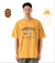 Skate Angler [Cotton series] T-shirt - Mustard