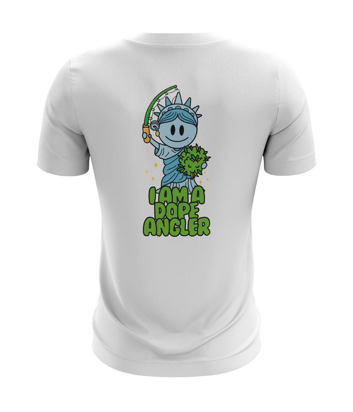 Im a Dope Angler [Aerocool series] T-shirt - White