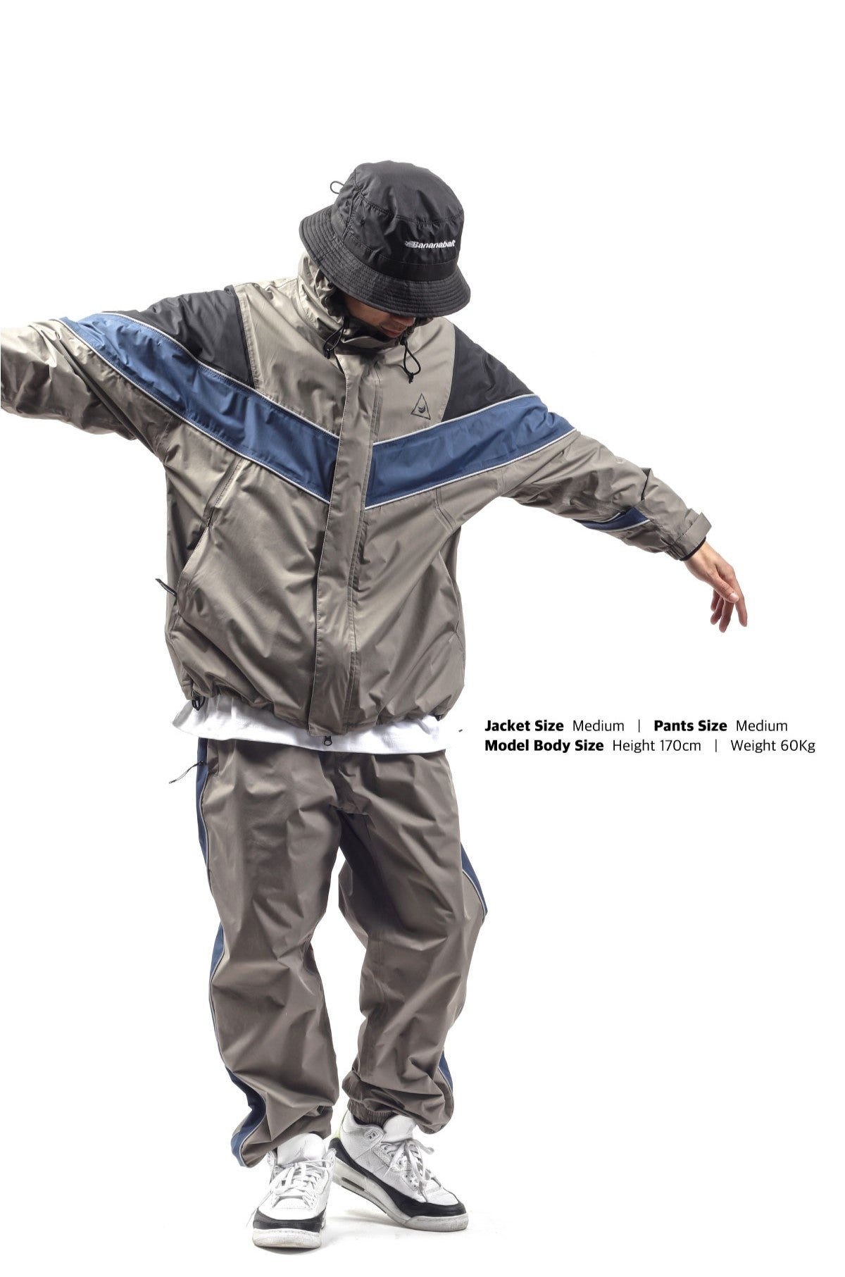 TRACK 2L [Bananabait] Rain suit pants - Grey