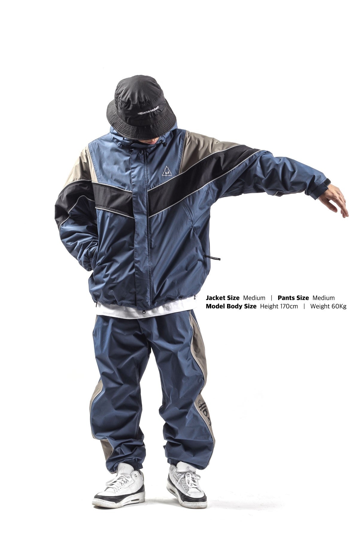 TRACK 2L [Bananabait] Rain suit pants - Navy