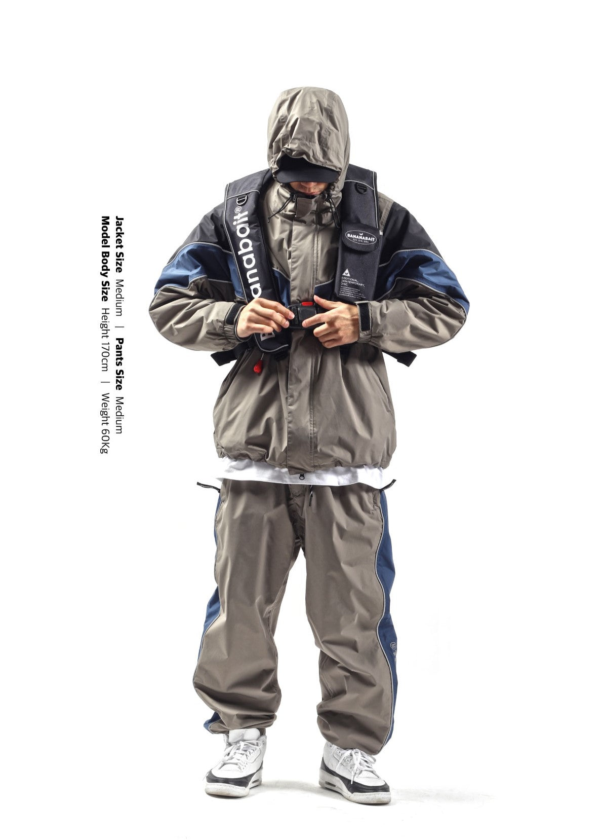 TRACK 2L [Bananabait] Rain suit pants - Grey